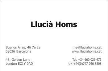 Contacte Llucià Homs
